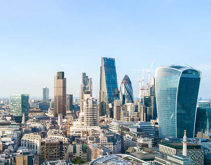 London skyline by day